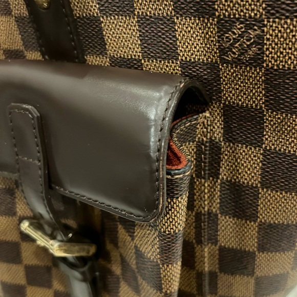 Authentic Louis Vuitton Ebene Manosque GM Damier Tote Bag - Picture 14 of 16